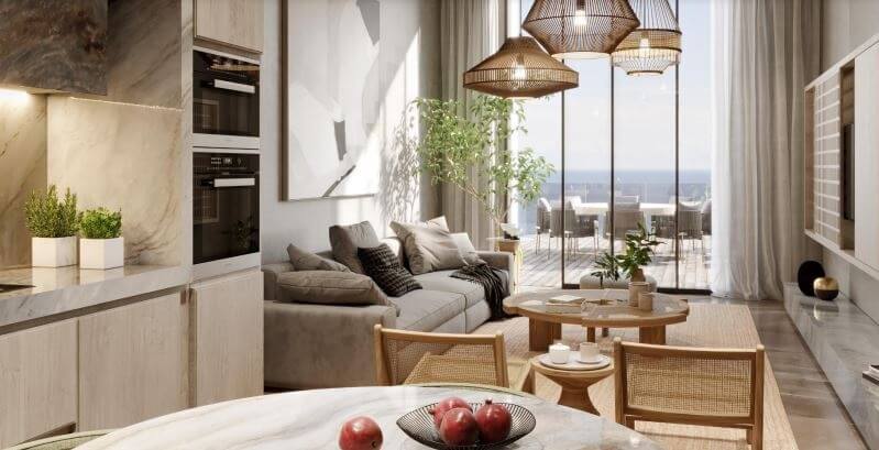 Роскошные апартаменты на берегу моря в Гюндогане