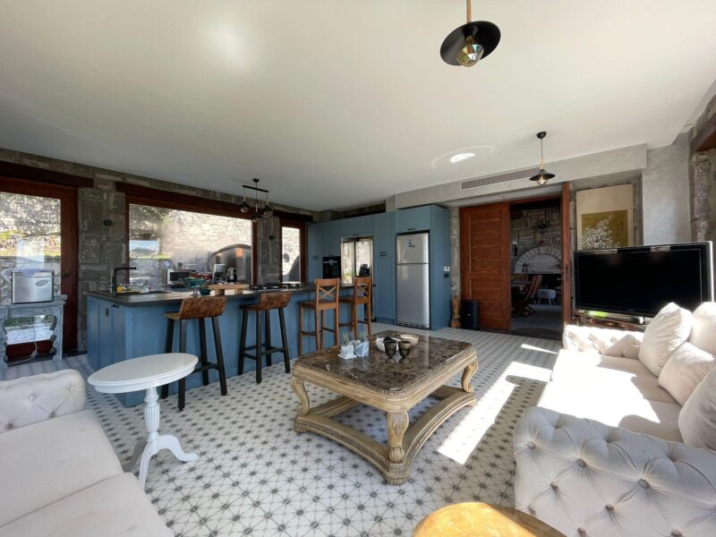 Luxury stone house for sale in Gumusluk