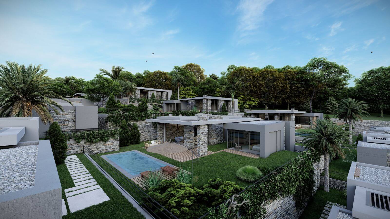 Panoramic villas in Yalikavak