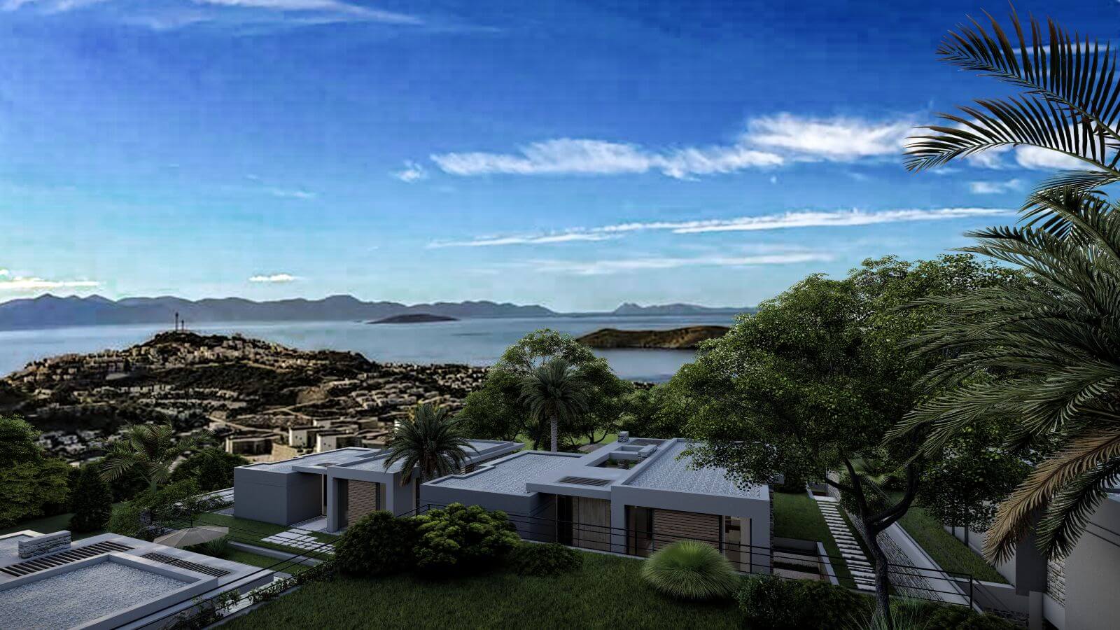 Panoramic villas in Yalikavak