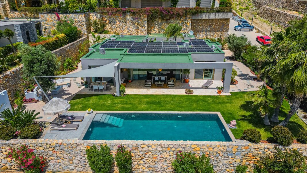 Bodrum real estate with full sea views