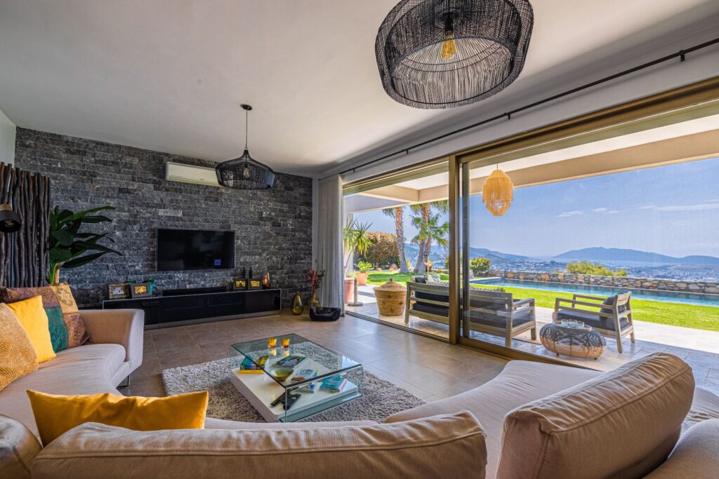 Bodrum real estate with full sea views