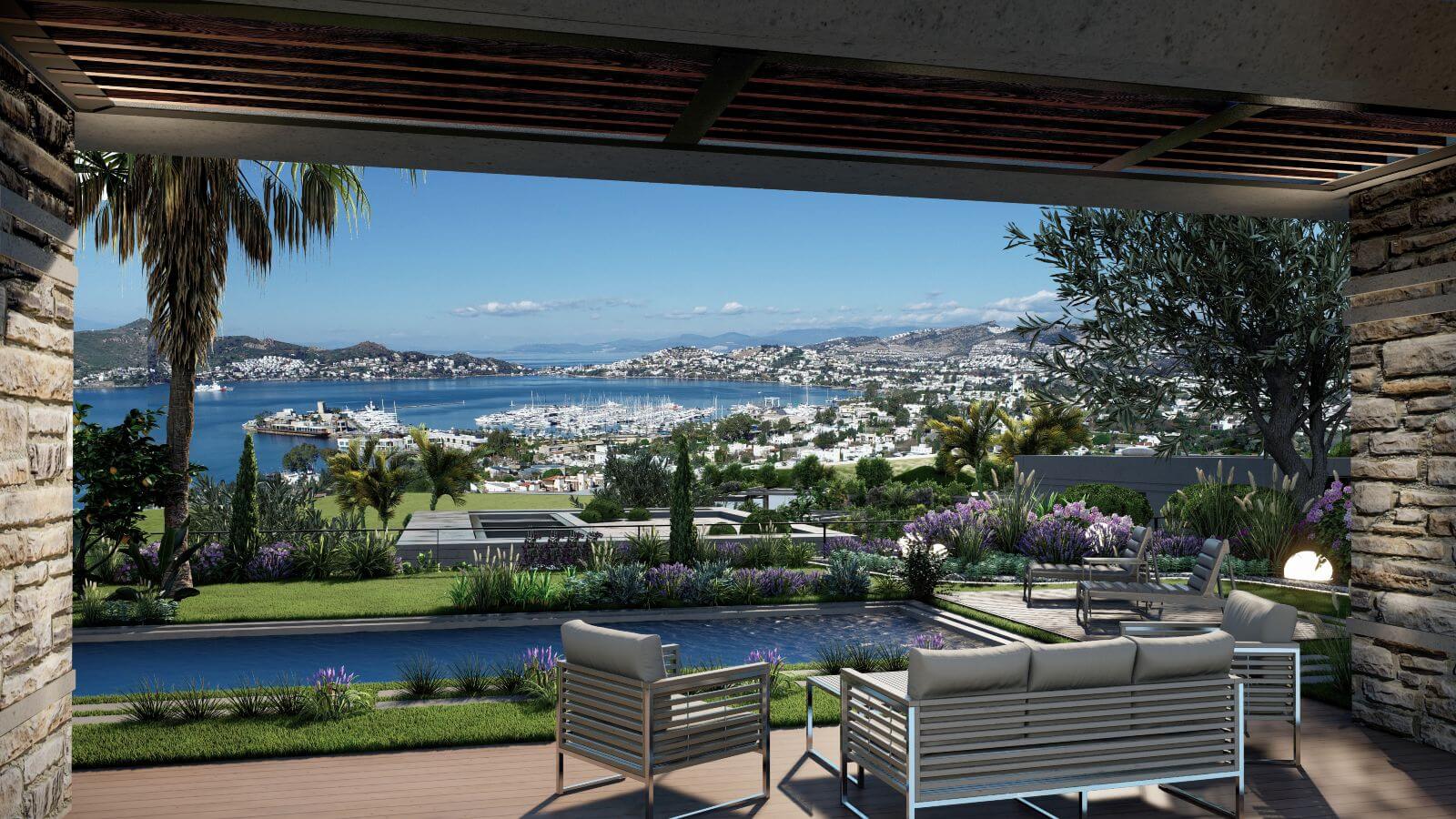 Secluded luxury Yalikavak Marina villas