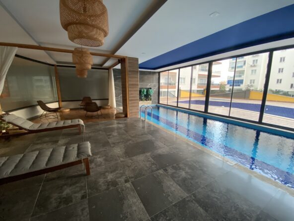 Alanya deniz manzaralı lüks çatı katı