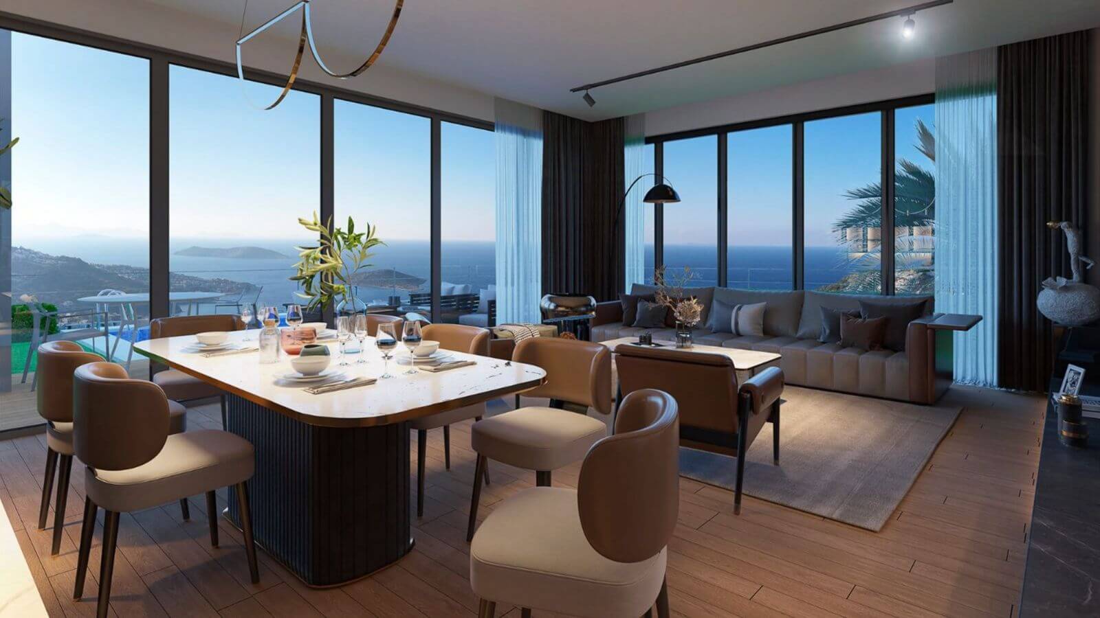 Panoramic villas in Yalikavak