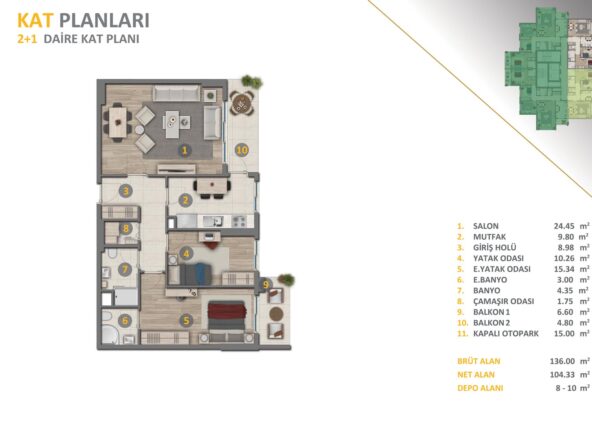 Luxury flats nature views in Istanbul