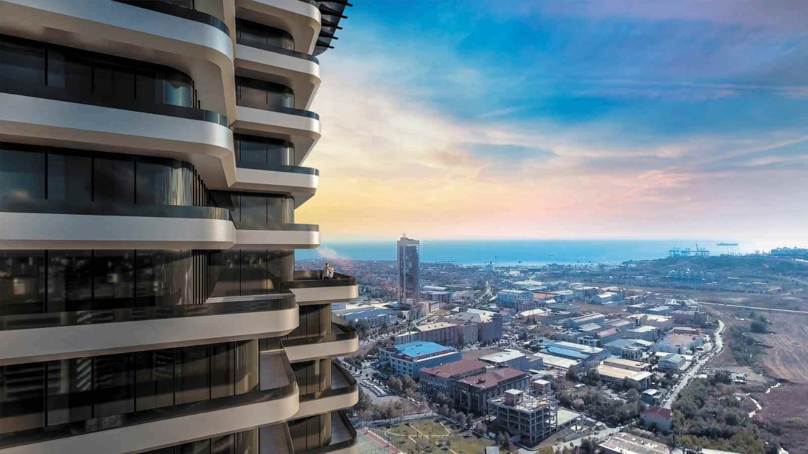Istanbul sea view luxury apartments
