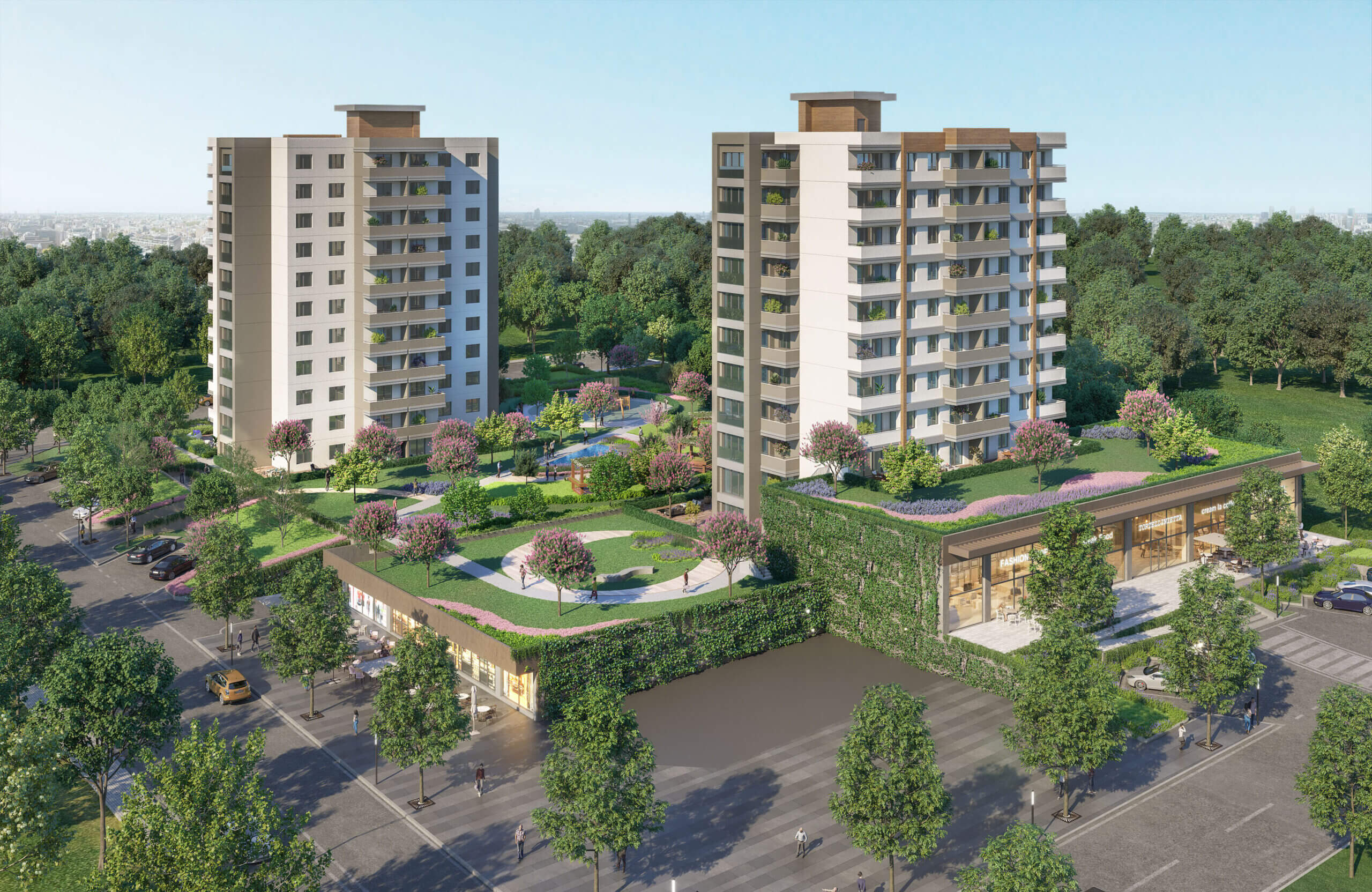 Luxury flats nature views in Istanbul