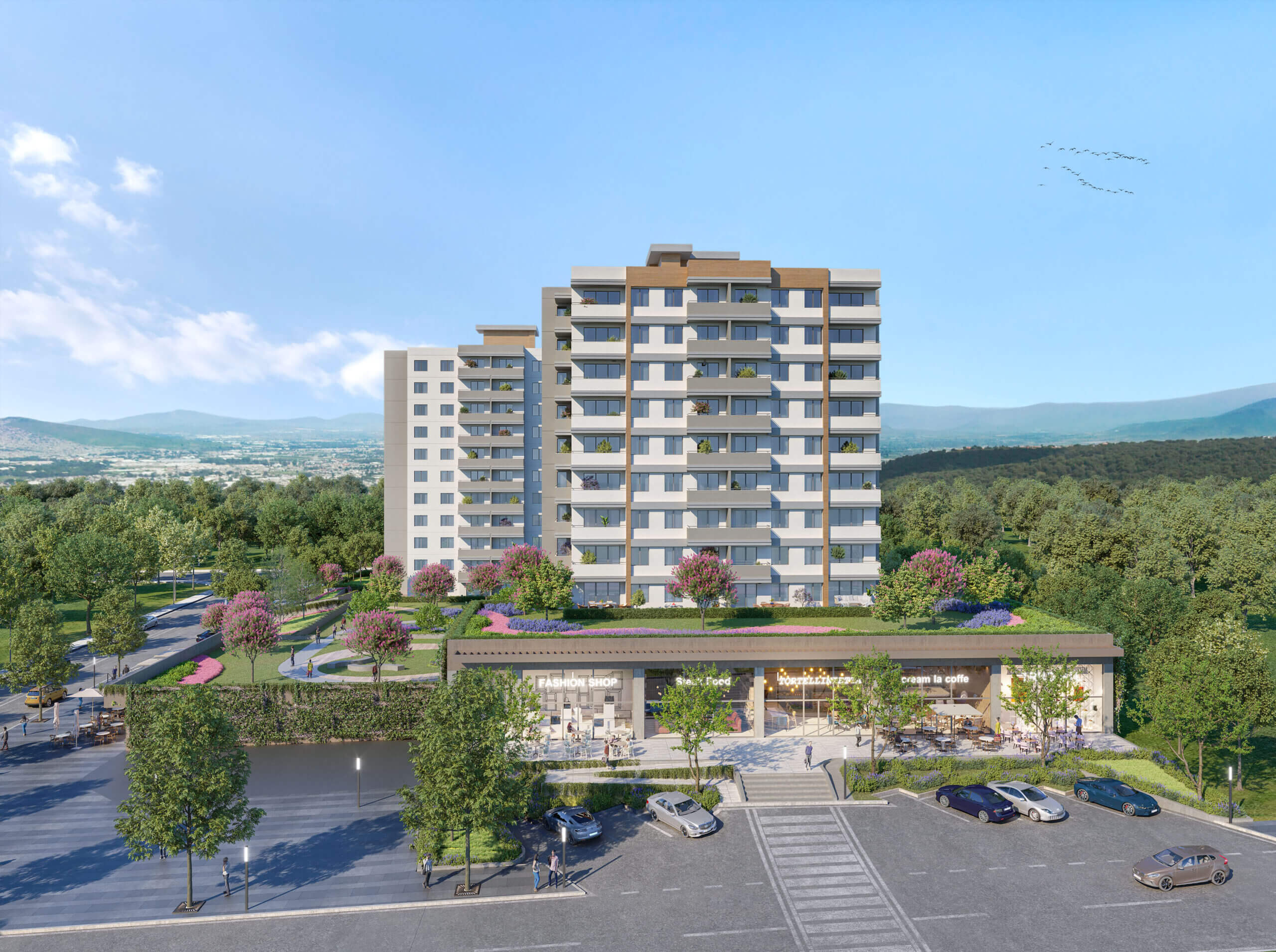 luxury flats nature views in Istanbul