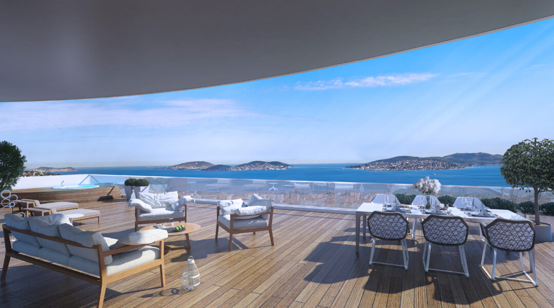 Kartal Istanbul sea view luxury flats