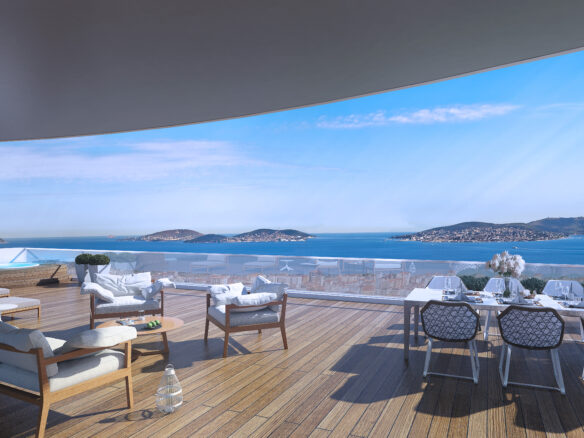 Kartal Istanbul sea view luxury flats