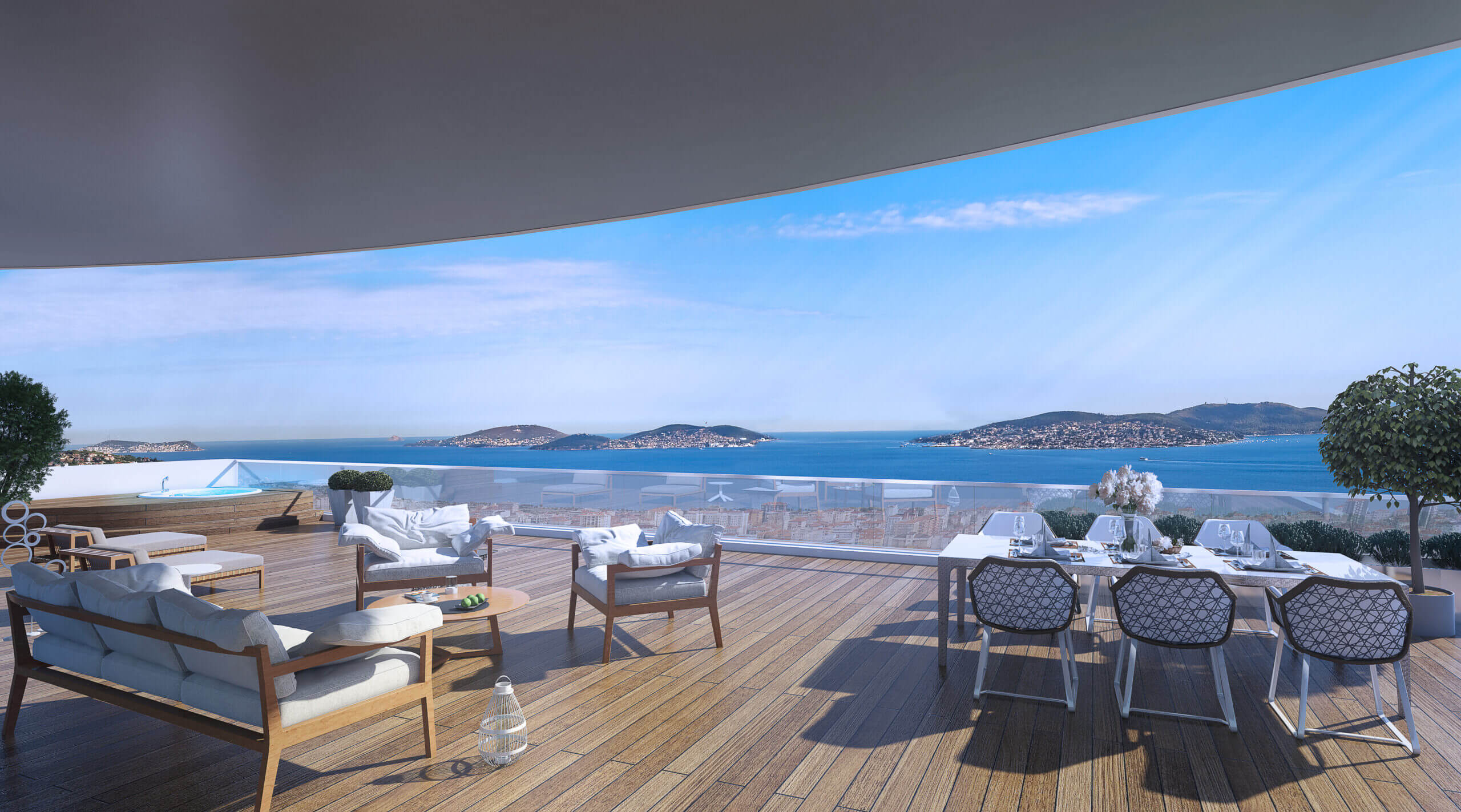 Kartal Istanbul sea view luxury flats