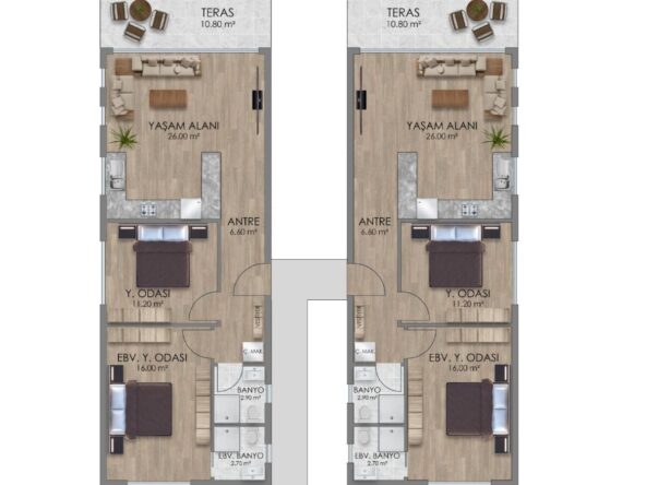 Bodrum Gundogan apartments