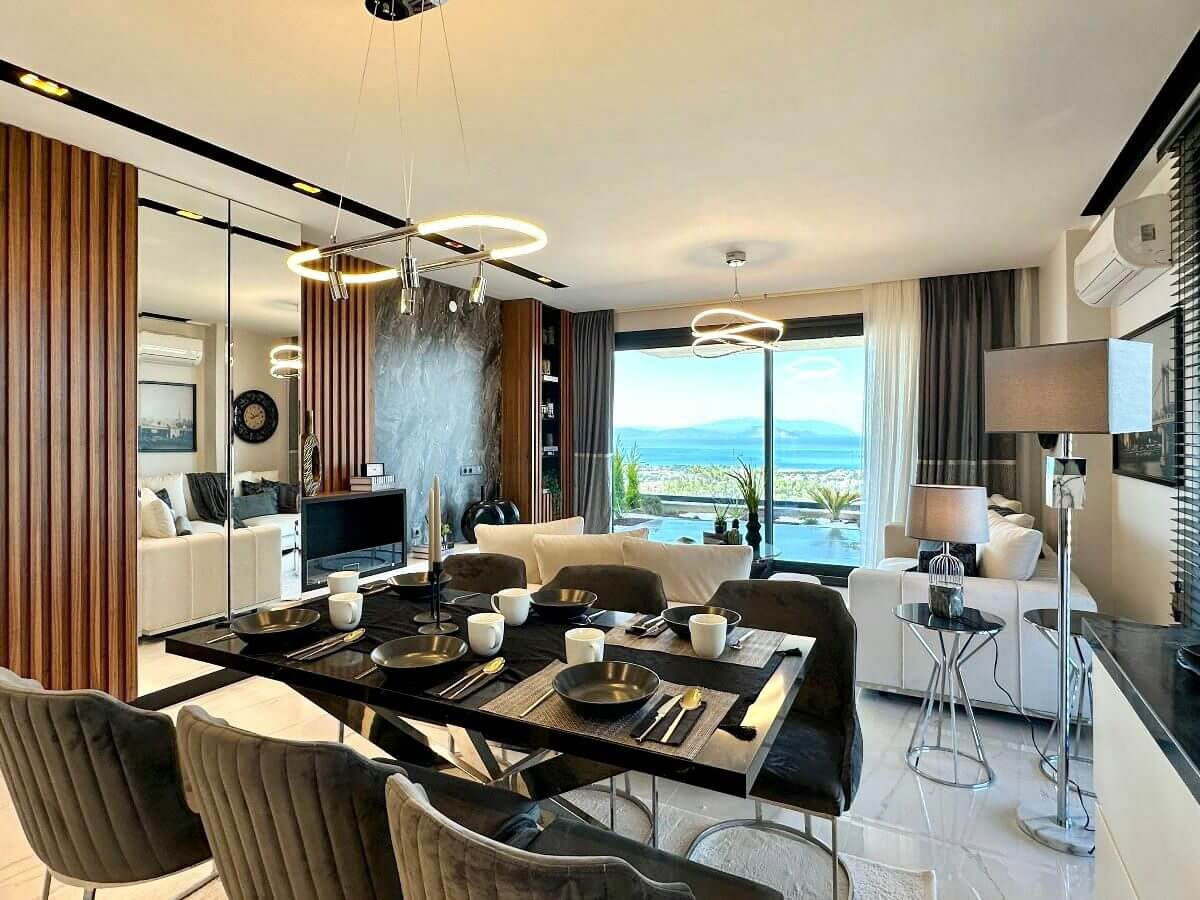 Luxury sea view villas in Kusadasi