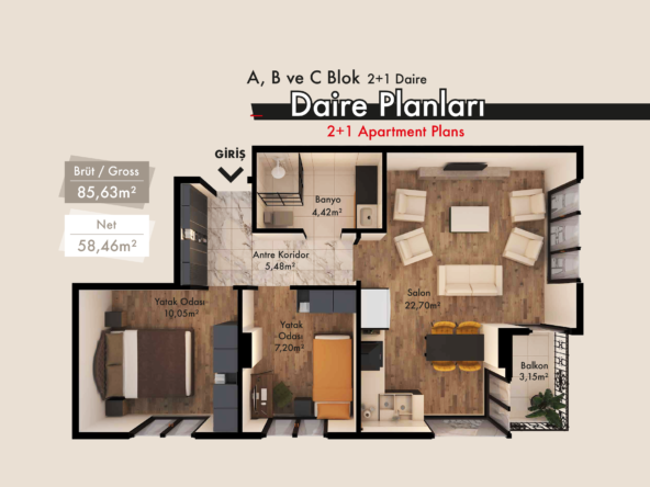 Luxury apartments in Bakirkoy