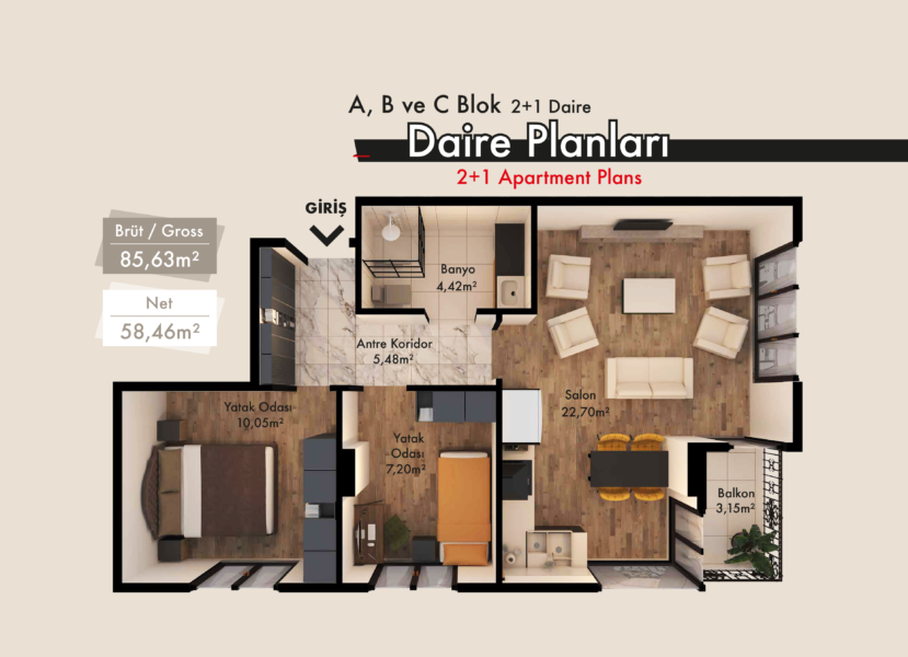 Luxury apartments in Bakirkoy