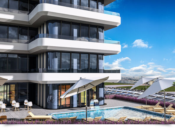 Istanbul sea view luxury apartments