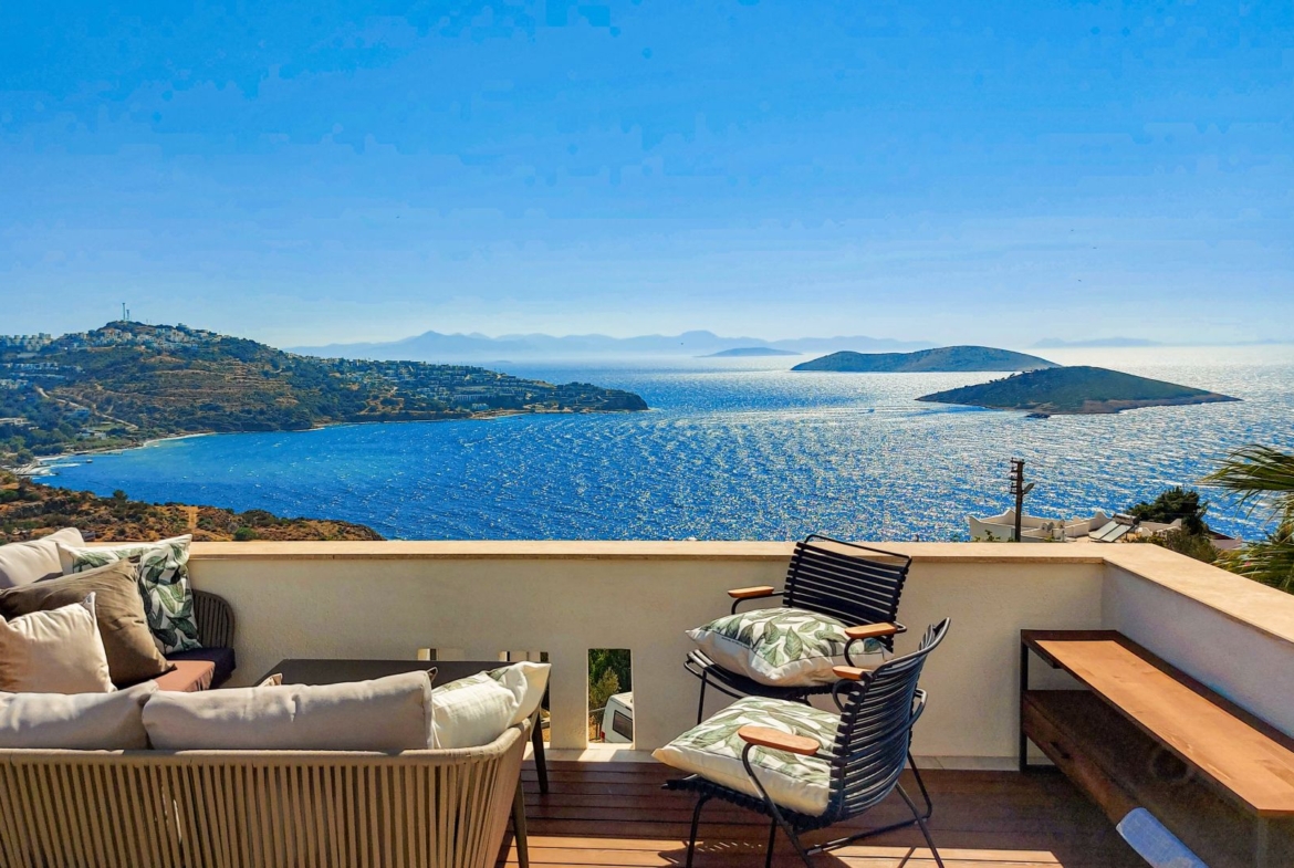 Yalikavak villa with stunning sea views