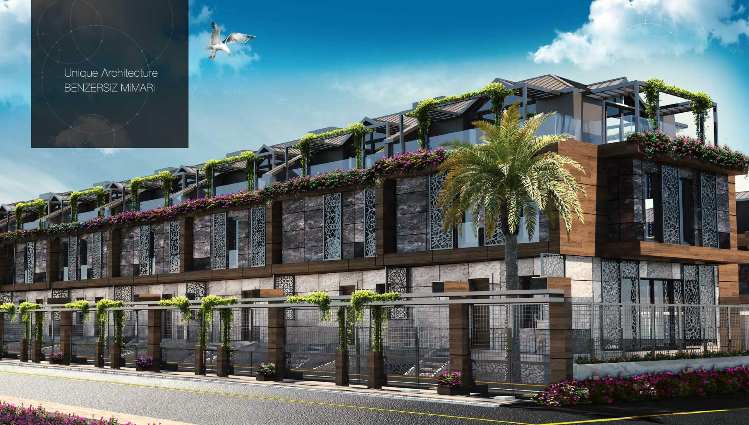Istanbul sea view luxury townhouses