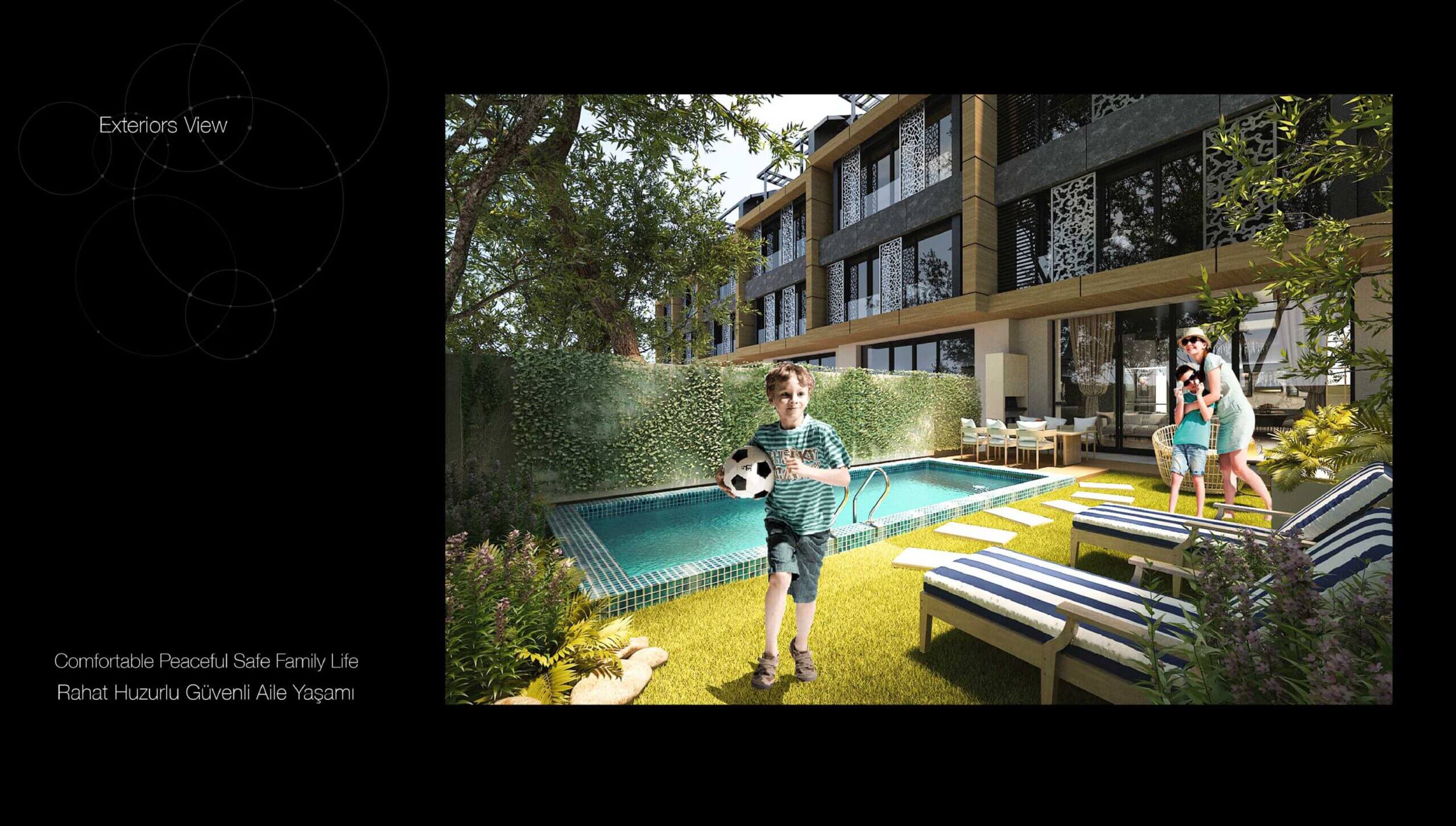 Istanbul sea view luxury townhouses