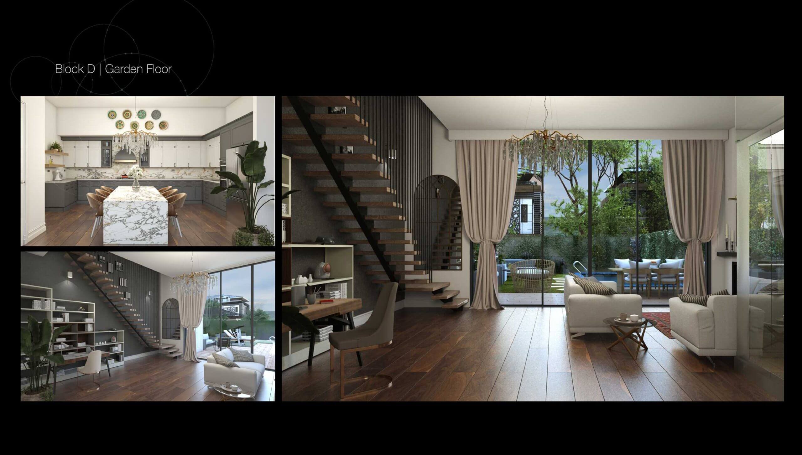 Istanbul sea view luxury townhouses