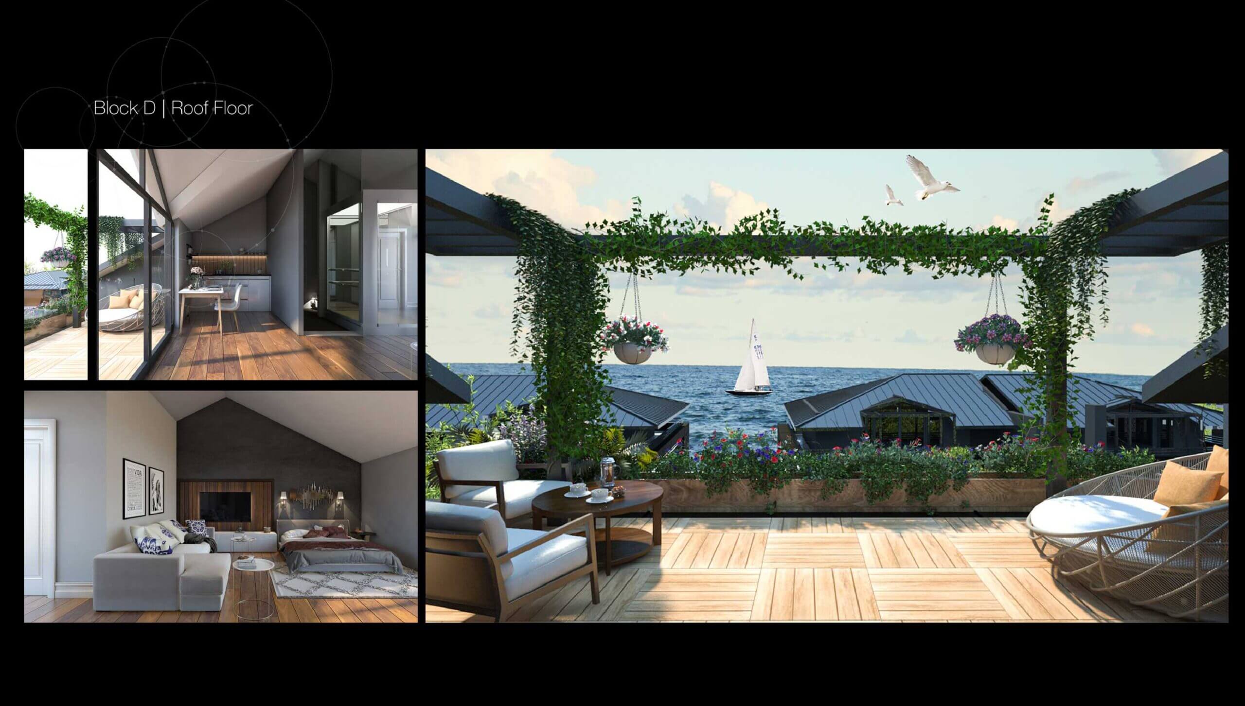 Istanbul sea view luxury townhouses