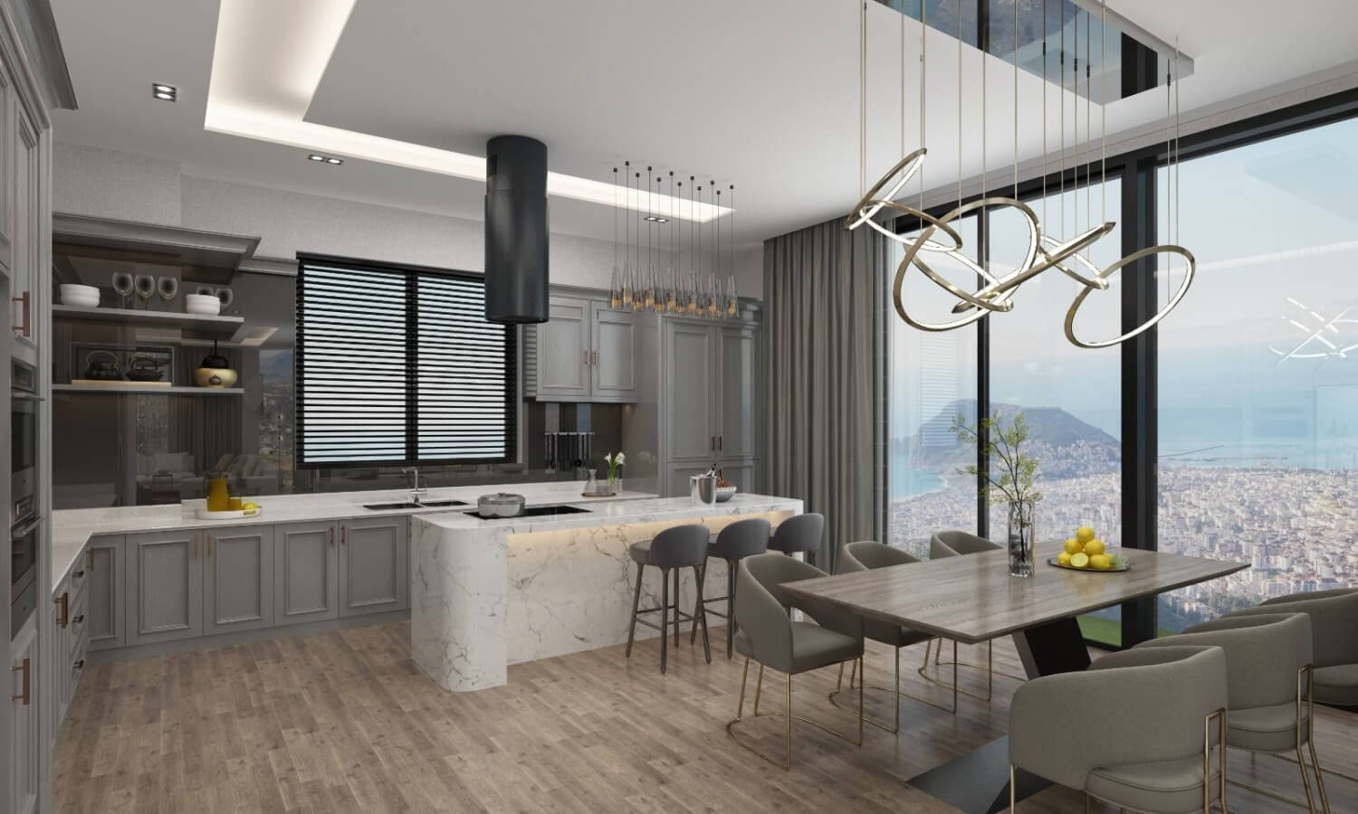 castle view villas in Alanya