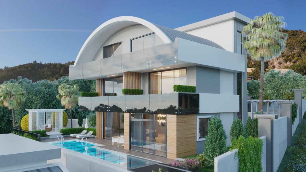 castle view villas in Alanya
