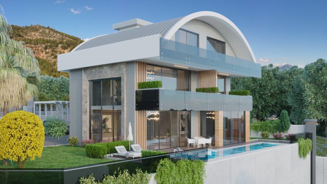 castle view villas in Alanya