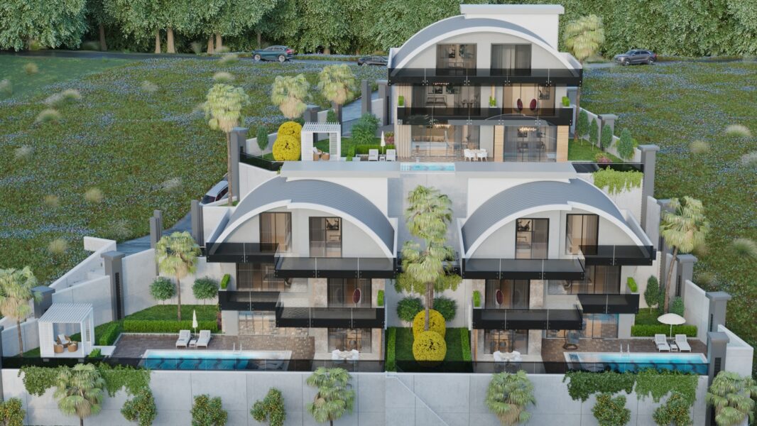 castle view villas in Alanya