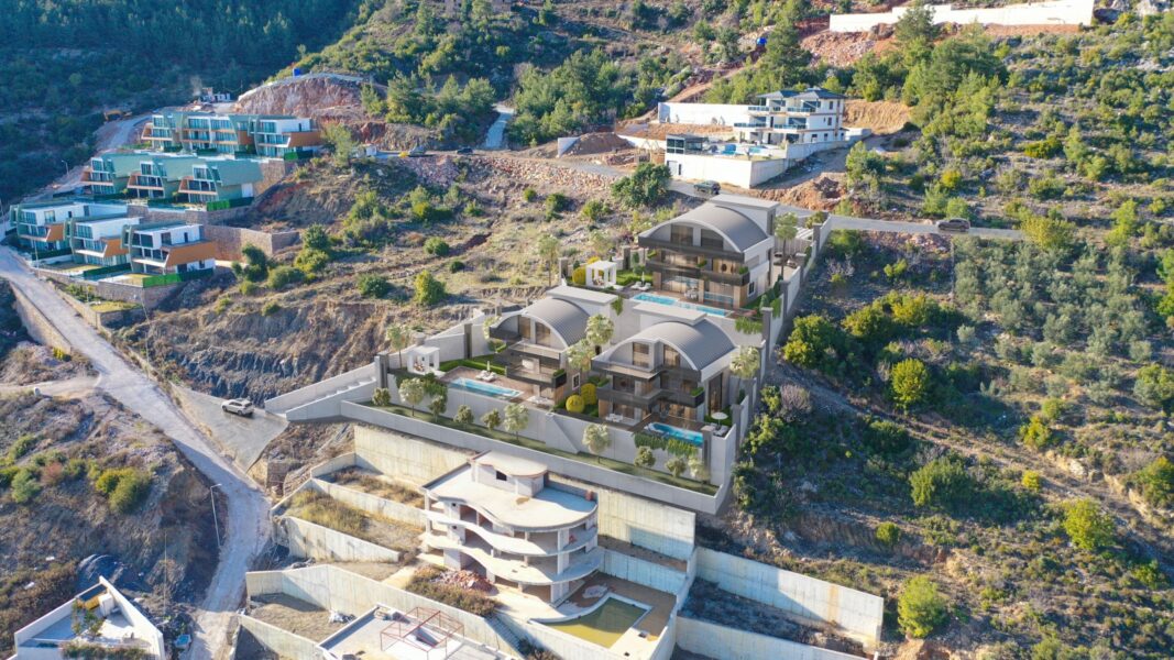 castle view villas in Alanya