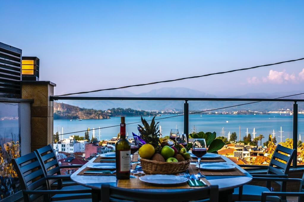 Luxury marina view villa in Fethiye