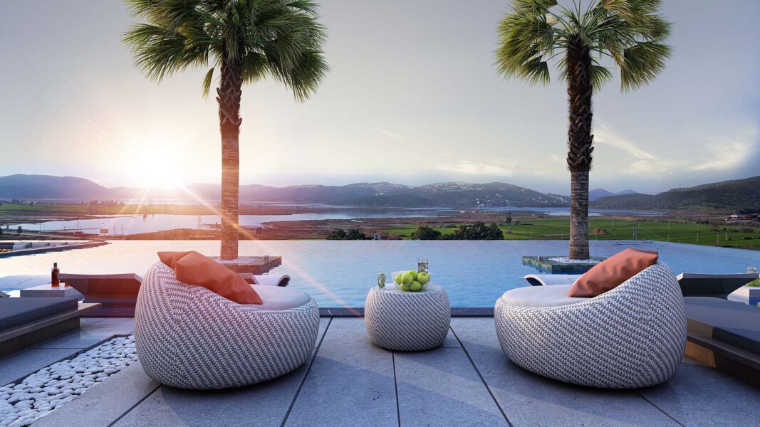 Countryside luxury Bodrum apartments