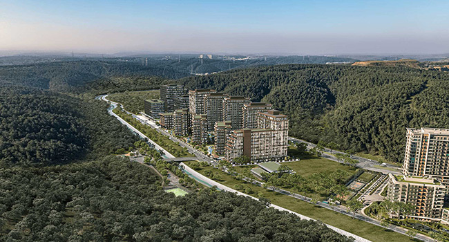 nature view flats in Maslak