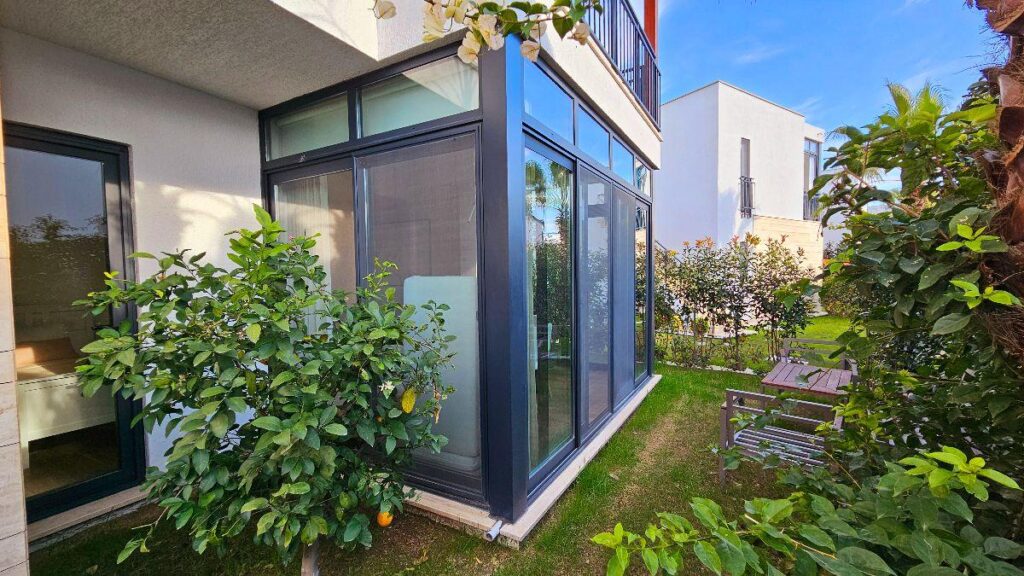 private garden Bodrum luxury apartment