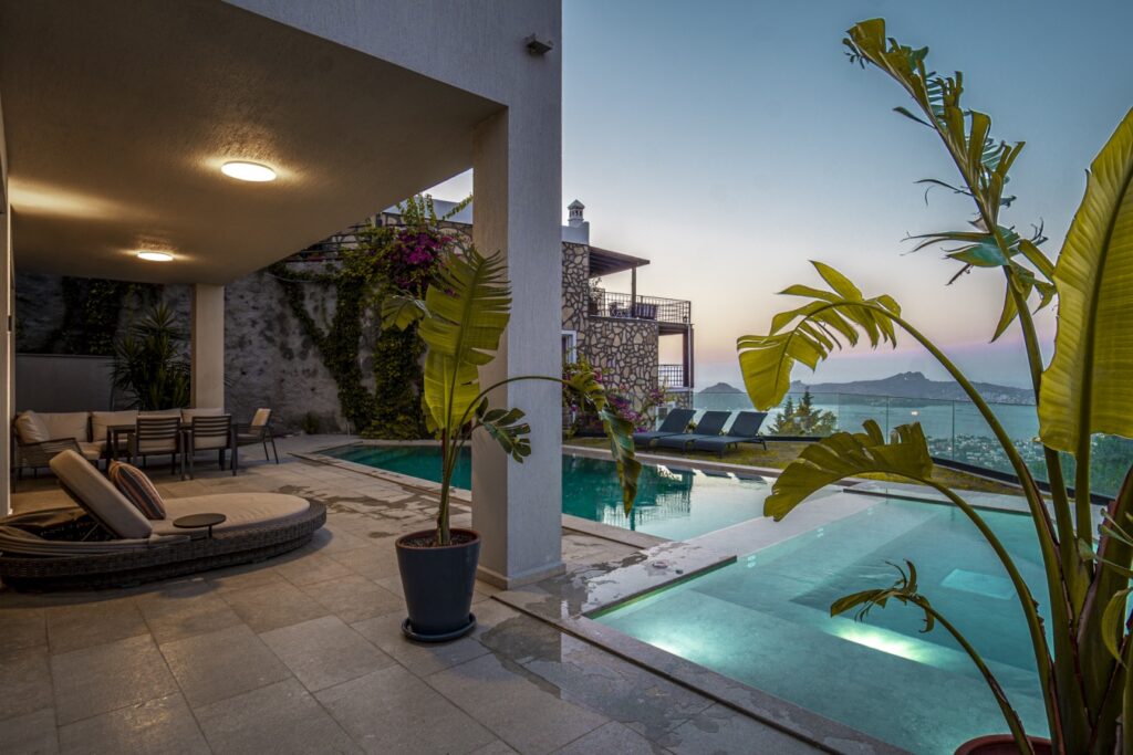 luxury Bodrum sea view villa